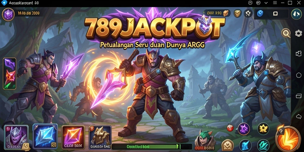 Tampilan aksi menegangkan dalam 789JACKPOT saat karakter bertempur.