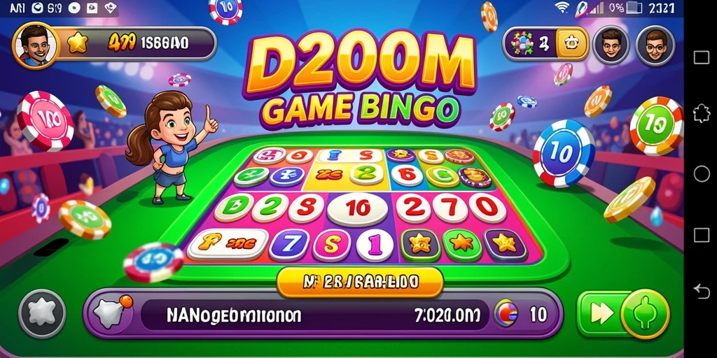 Tampilan menarik dari gameplay Bingo D200M yang mengasyikkan.
