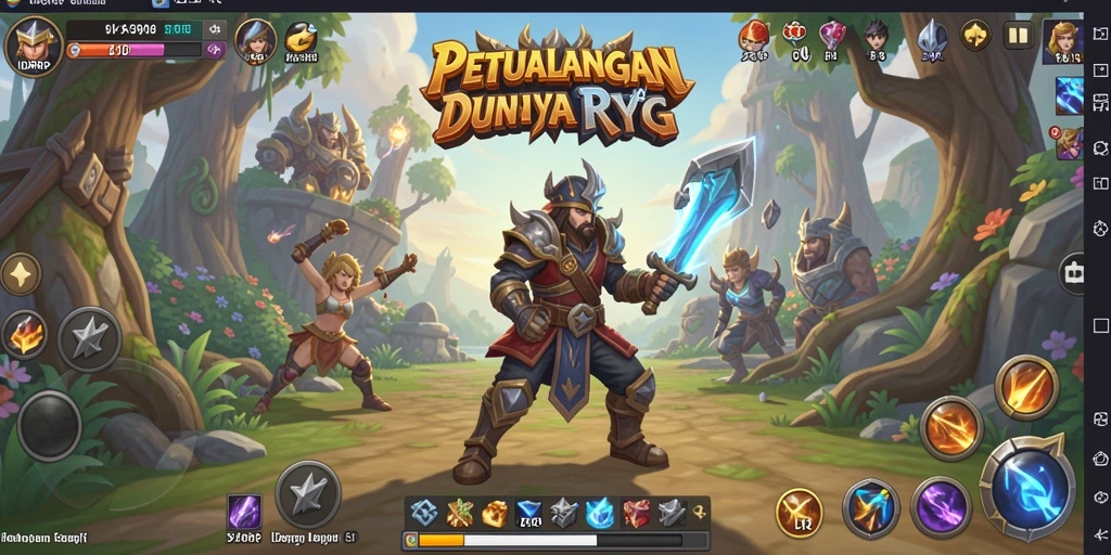 Tangkapan layar menampilkan pertarungan seru dalam IDRRP dengan efek visual yang menakjubkan.