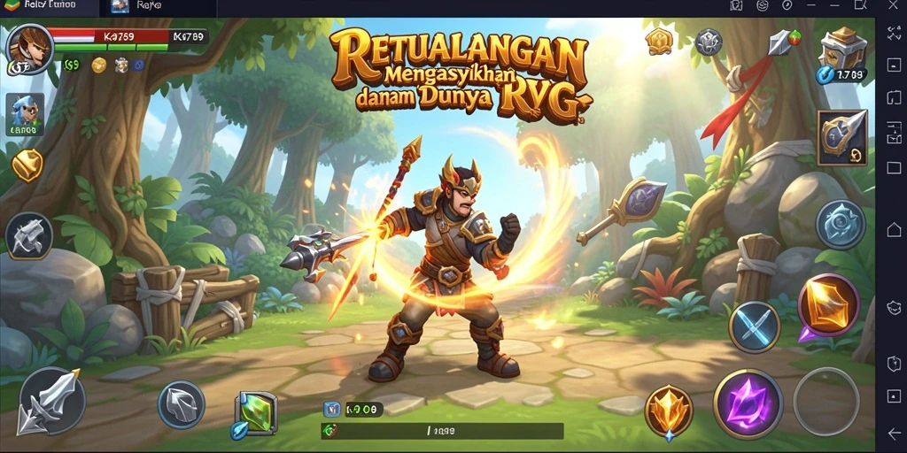 Tangkapan layar gameplay KA789 menampilkan aksi seru dan petualangan RPG.