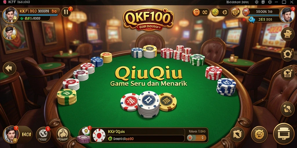 Gameplay QiuQiu yang seru dan kompetitif di KPK100.