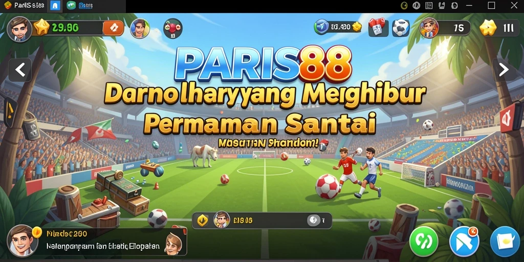Screenshot gameplay PARIS88 yang menarik dan penuh warna.
