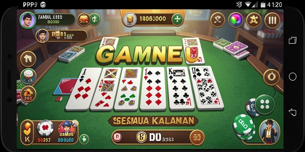 Tampilan gameplay seru dalam game Domino PP7.