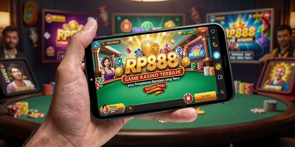 Screenshot gameplay RP888 yang menunjukkan keseruan permainan Kasino.