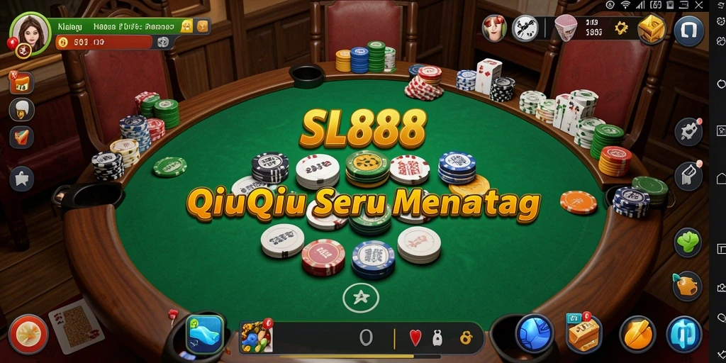 Tampilan gameplay seru dalam SL888 QiuQiu.