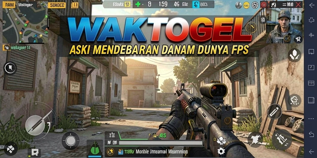 Tangkapan layar menunjukkan aksi intens dalam pertempuran FPS.